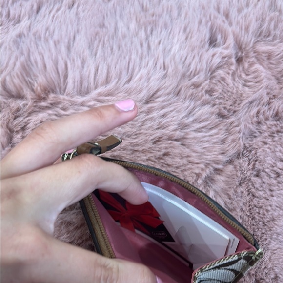 Coach Brown and Beige Signature Wallet - Picture 3 of 3